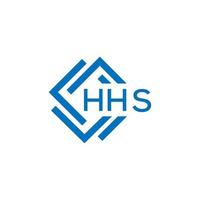 HHs letter logo design on white background. HHs creative  circle letter logo concept. HHs letter design. vector