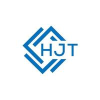 hjt letra diseño.hjt letra logo diseño en blanco antecedentes. hjt creativo circulo letra logo concepto. hjt letra diseño.hjt letra logo diseño en blanco antecedentes. hjt vector