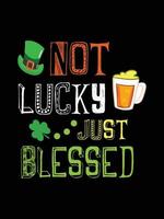 St. Patrick's day typography colorful Irish quote vector Lettering t-shirt design