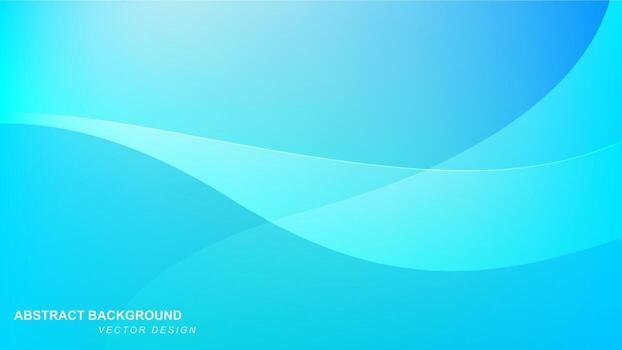 Abstract background with gradient curve shapes vector