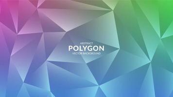 Modern abstract polygon shapes background vector