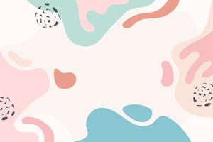 Pastel color background in abstract design vector