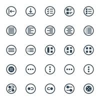 Badge glyph icons for ui ux. vector