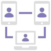 Video Conference is a simple editable icons thematics of Video Conference. Combine different elements to create eye-catching compositions that help you tell a better story for your lan vector