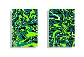 abstract green marble patterns, wood texture, watercolor marble patterns. Vector background. Trendy textiles, fabrics, wrappers. Aqua ink painting on water