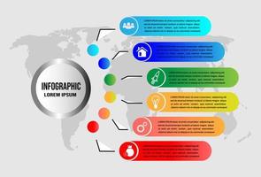 cronograma informacion gráficos diseño vector y márketing íconos lata ser usado para flujo de trabajo disposición, diagrama, anual informe, web diseño. negocio concepto con íconos opciones, paso o proceso. ilustración vector