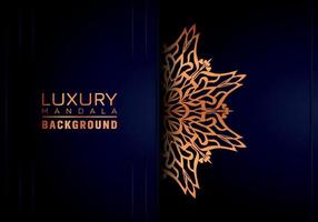 Luxury ornamental mandala background, arabesque style vector