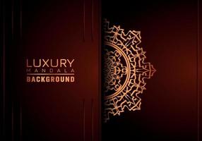 Luxury ornamental mandala background, arabesque style vector