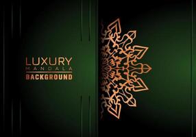 Luxury ornamental mandala background, arabesque style vector