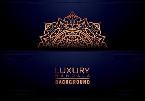 Luxury ornamental mandala background, arabesque style vector