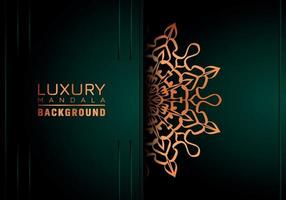 Luxury ornamental mandala background, arabesque style vector