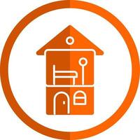 Dolls House Vector Icon Design