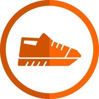 diseño de icono de vector de zapatos de gimnasio