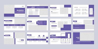 Professional Business Presentation Template Design vector