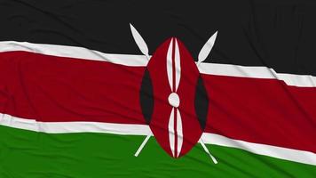 Kenya Flag Cloth Removing From Screen, Intro, 3D Rendering, Chroma Key, Luma Matte video