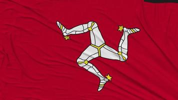 Isle of Man Flag Cloth Removing From Screen, Intro, 3D Rendering, Chroma Key, Luma Matte video