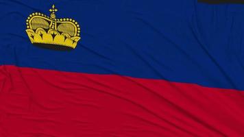 Liechtenstein Flag Cloth Removing From Screen, Intro, 3D Rendering, Chroma Key, Luma Matte video