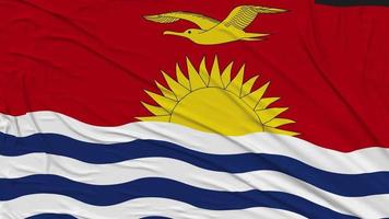 Kiribati Flag Cloth Removing From Screen, Intro, 3D Rendering, Chroma Key, Luma Matte video