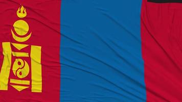 Mongolia bandera paño quitando desde pantalla, introducción, 3d representación, croma llave, luma mate video