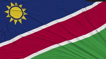 Namibia Flag Cloth Removing From Screen, Intro, 3D Rendering, Chroma Key, Luma Matte video