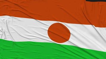 Niger drapeau tissu enlever de filtrer, introduction, 3d le rendu, chrominance clé, luma mat video