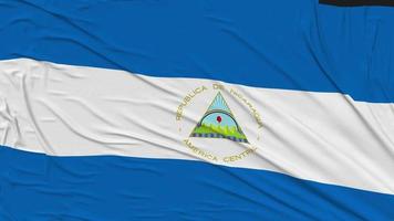 Nicaragua bandera paño quitando desde pantalla, introducción, 3d representación, croma llave, luma mate video