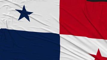 Panama Flag Cloth Removing From Screen, Intro, 3D Rendering, Chroma Key, Luma Matte video