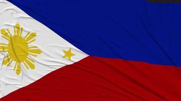 Philippines Flag Cloth Removing From Screen, Intro, 3D Rendering, Chroma Key, Luma Matte video