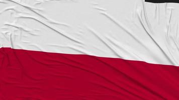 Poland Flag Cloth Removing From Screen, Intro, 3D Rendering, Chroma Key, Luma Matte video
