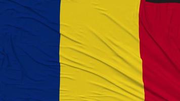 Romania Flag Cloth Removing From Screen, Intro, 3D Rendering, Chroma Key, Luma Matte video