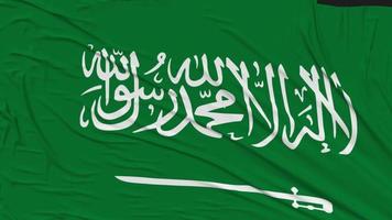 Saudi Arabien, ksa Flagge Stoff entfernen von Bildschirm, Einleitung, 3d Wiedergabe, Chroma Taste, Luma matt video