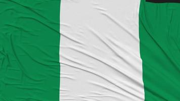 Nigeria drapeau tissu enlever de filtrer, introduction, 3d le rendu, chrominance clé, luma mat video