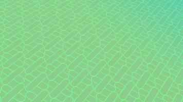 animated abstract pattern with geometric elements in blue-green tones gradient background video