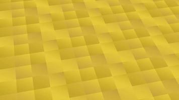 An abstract pattern animated with geometric elements in golden yellow tones. gradient background video