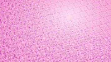 animated abstract pattern with geometric elements in pink tones gradient background video