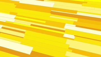 ein abstrakt Muster animiert mit geometrisch Elemente im golden Gelb Töne. Gradient Hintergrund video