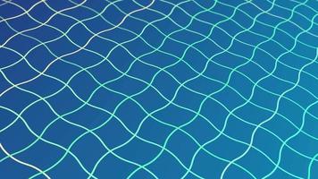 animated abstract pattern with geometric elements in blue tones gradient background video