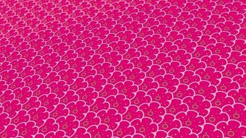 animated abstract pattern with geometric elements in pink tones gradient background video