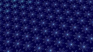 animated abstract pattern with geometric elements in blue tones gradient background video