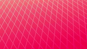 animado abstrato padronizar com geométrico elementos dentro ouro rosa tons gradiente fundo video