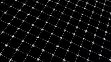 animated abstract pattern with geometric elements in black and gray tones gradient background video