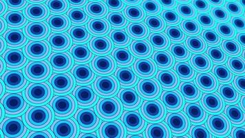animated abstract pattern with geometric elements in blue tones gradient background video