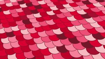 animated abstract pattern with geometric elements in red tones gradient background video