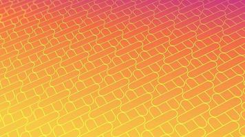 animated abstract pattern with geometric elements in yellow-orange tones gradient background video