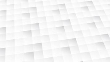 An abstract pattern animated with geometric elements in white-gray tones. gradient background video