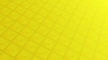 a abstrato padronizar animado com geométrico elementos dentro dourado amarelo tons. gradiente fundo video