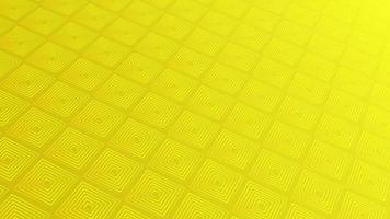 An abstract pattern animated with geometric elements in golden yellow tones. gradient background video