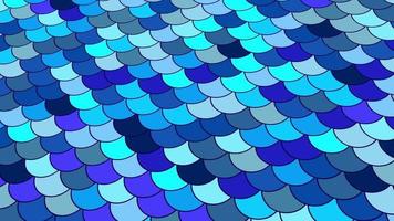 animated abstract pattern with geometric elements in blue tones gradient background video