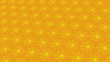 An abstract pattern animated with geometric elements in golden yellow tones. gradient background video