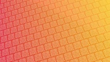 animated abstract pattern with geometric elements in pink-orange tones gradient background video